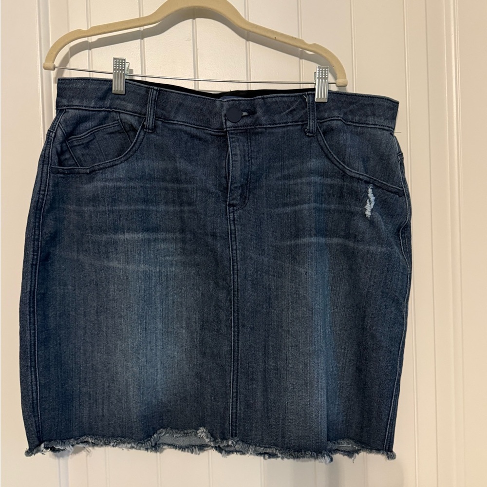 Democracy Blue Mini Pencil Skirt for Night Out